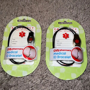 NWT 2 Medical ID Bracelets